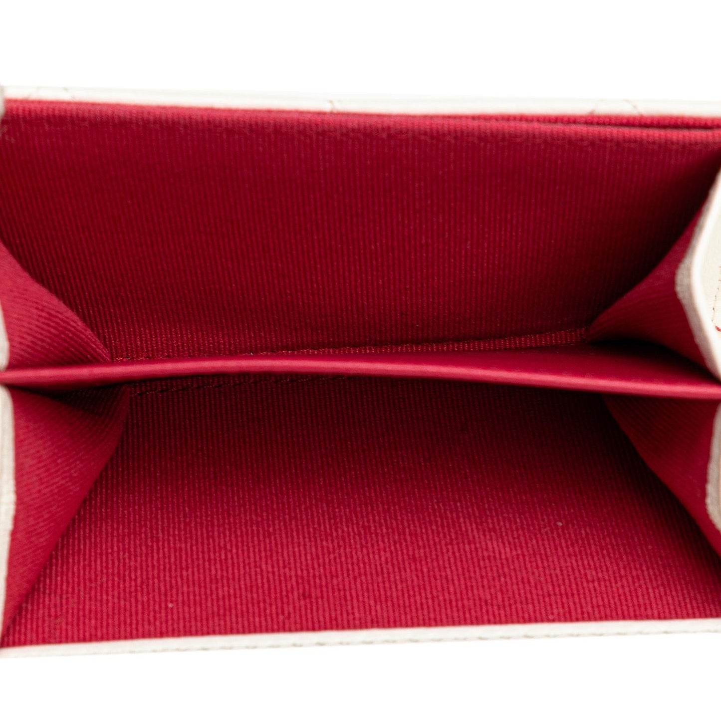 Chanel Quilted Lambskin Coco Love Card Holder On Chain