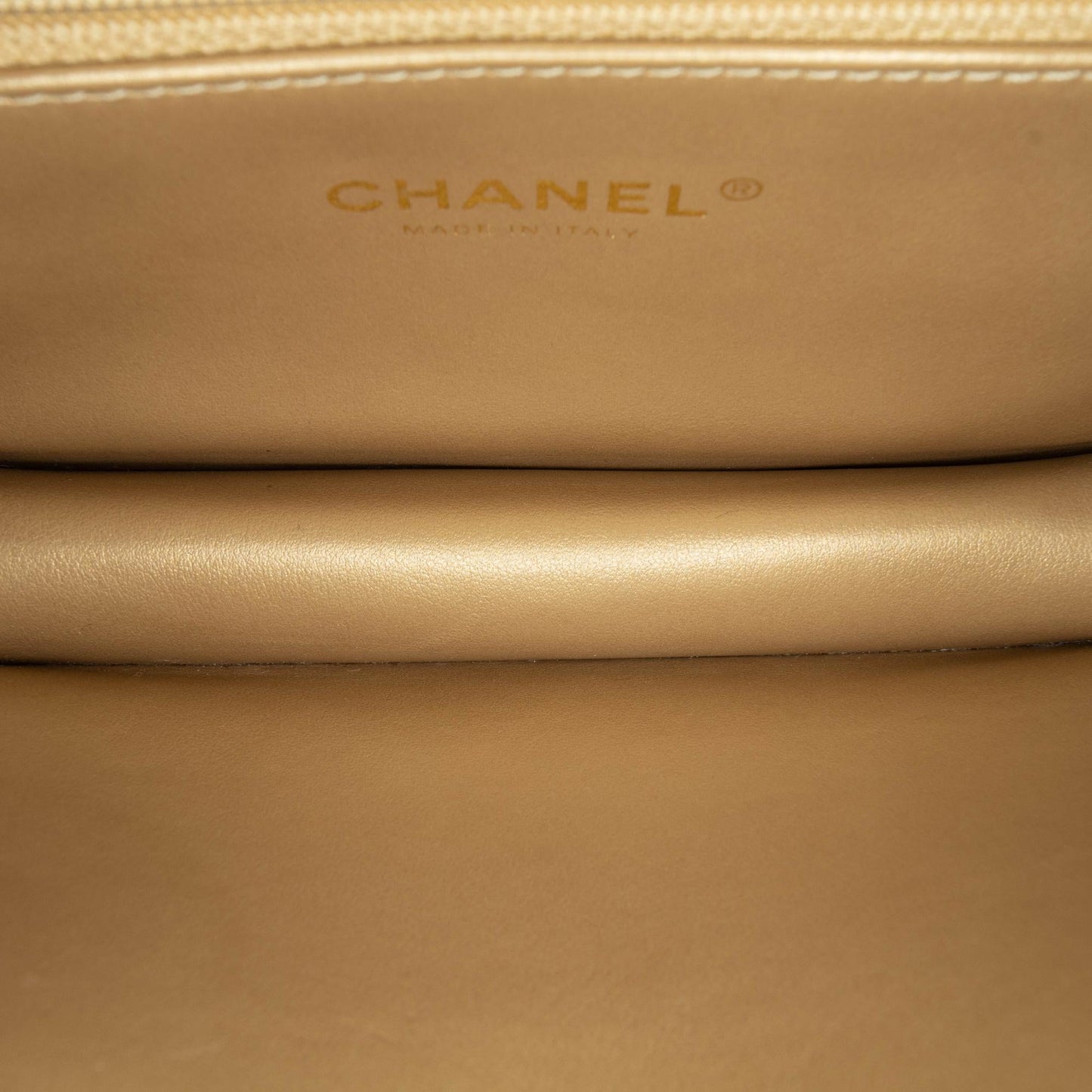 Chanel Quilted Lambskin Octagonal Buckle Crossbody