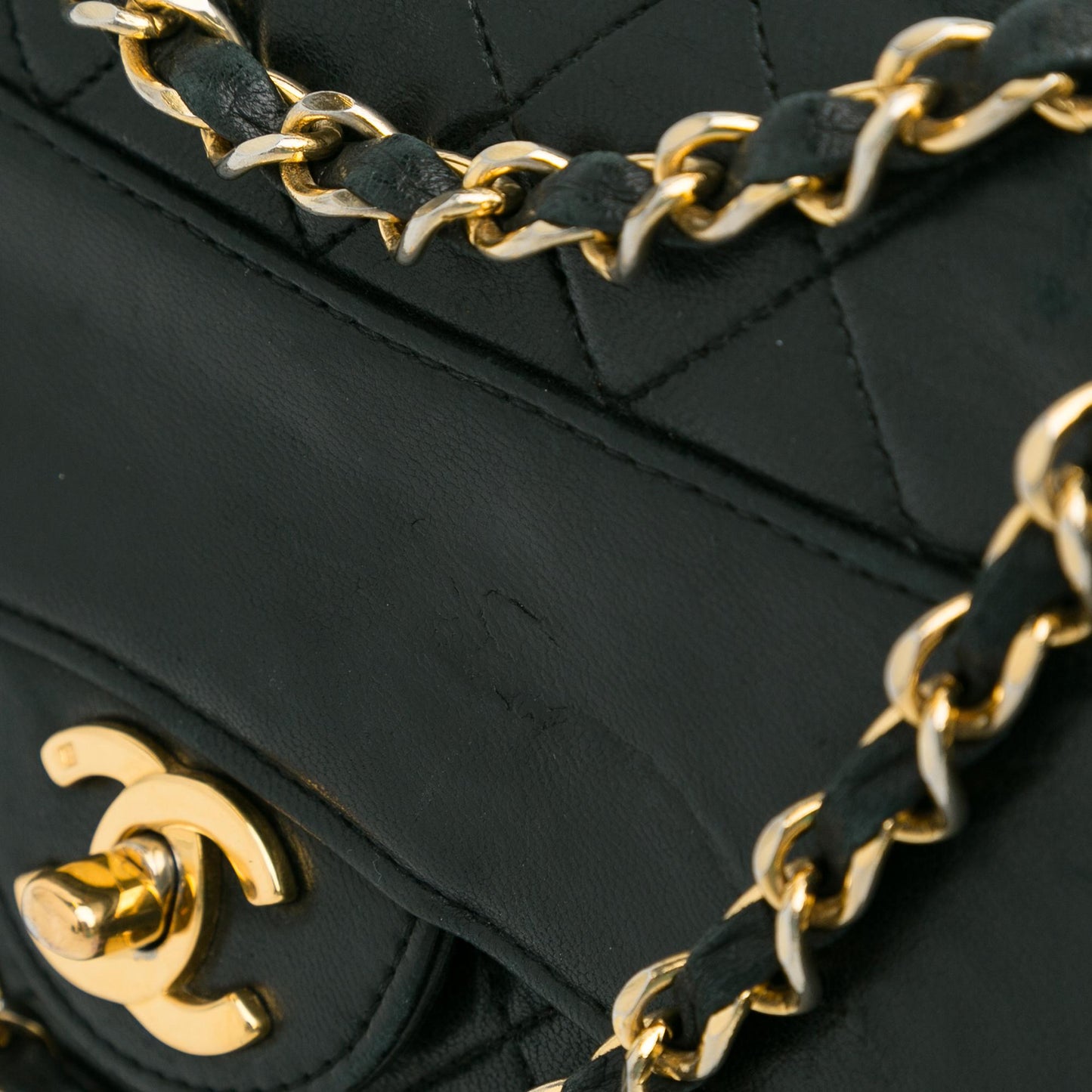 Chanel Quilted Lambskin Shoulder Bag