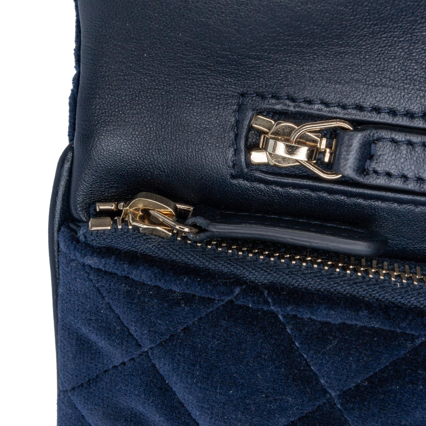 Chanel Quilted Velvet 31 Clutch