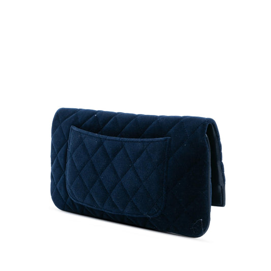 Chanel Quilted Velvet 31 Clutch