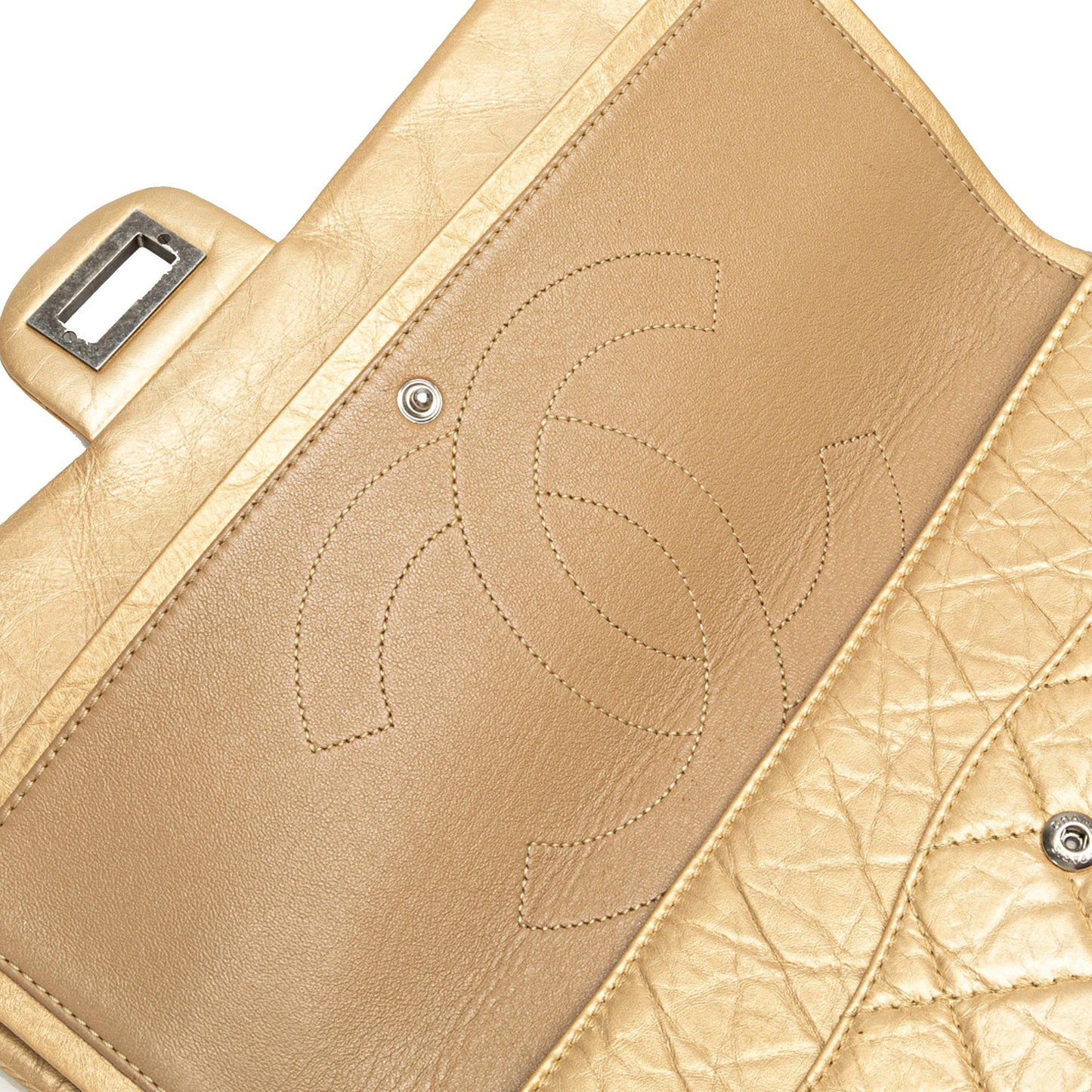 Chanel Reissue 2.55 Aged Calfskin Double Flap 227 (SHG-elkFh5)