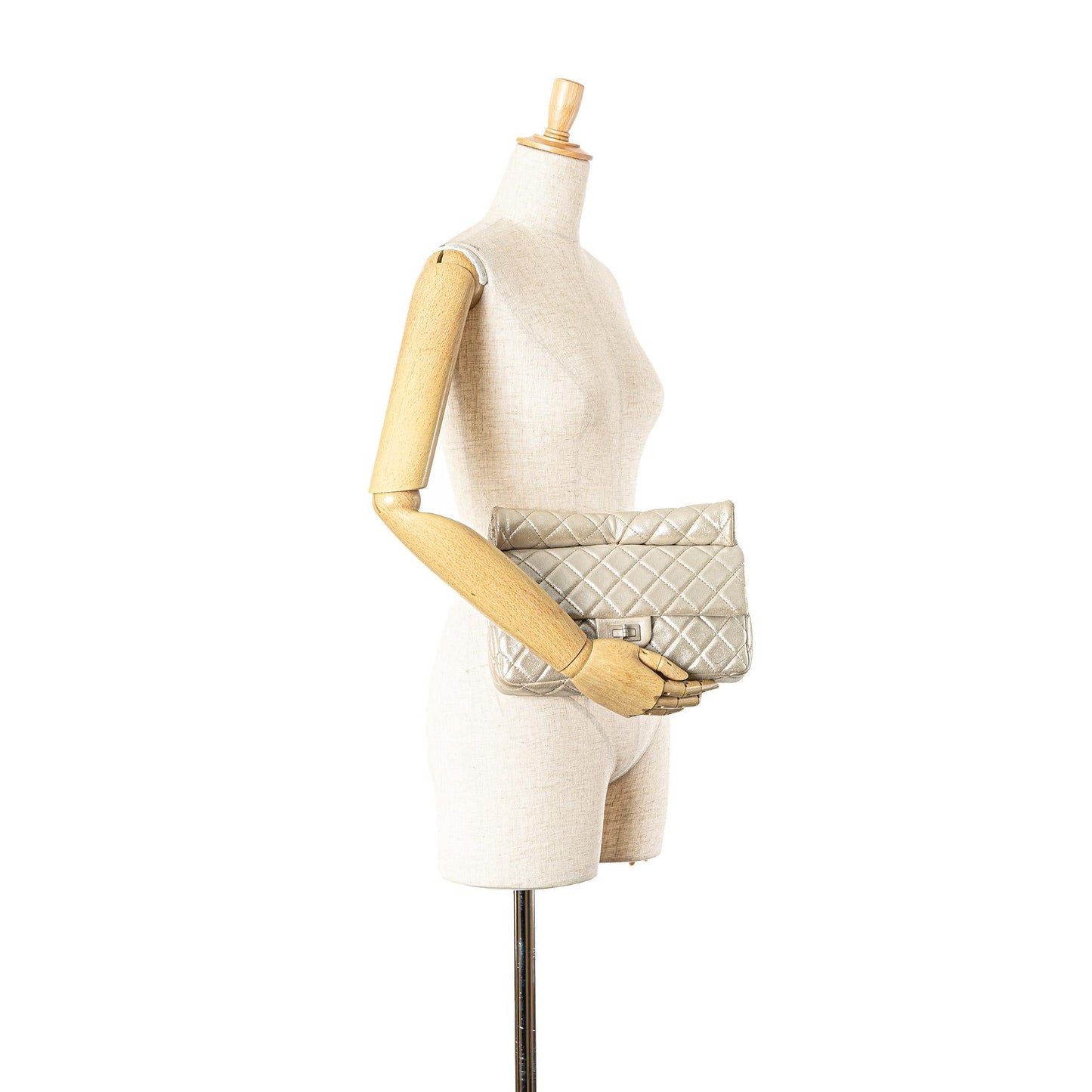 Chanel Reissue 2.55 Metallic Calfskin Reissue Roll Clutch