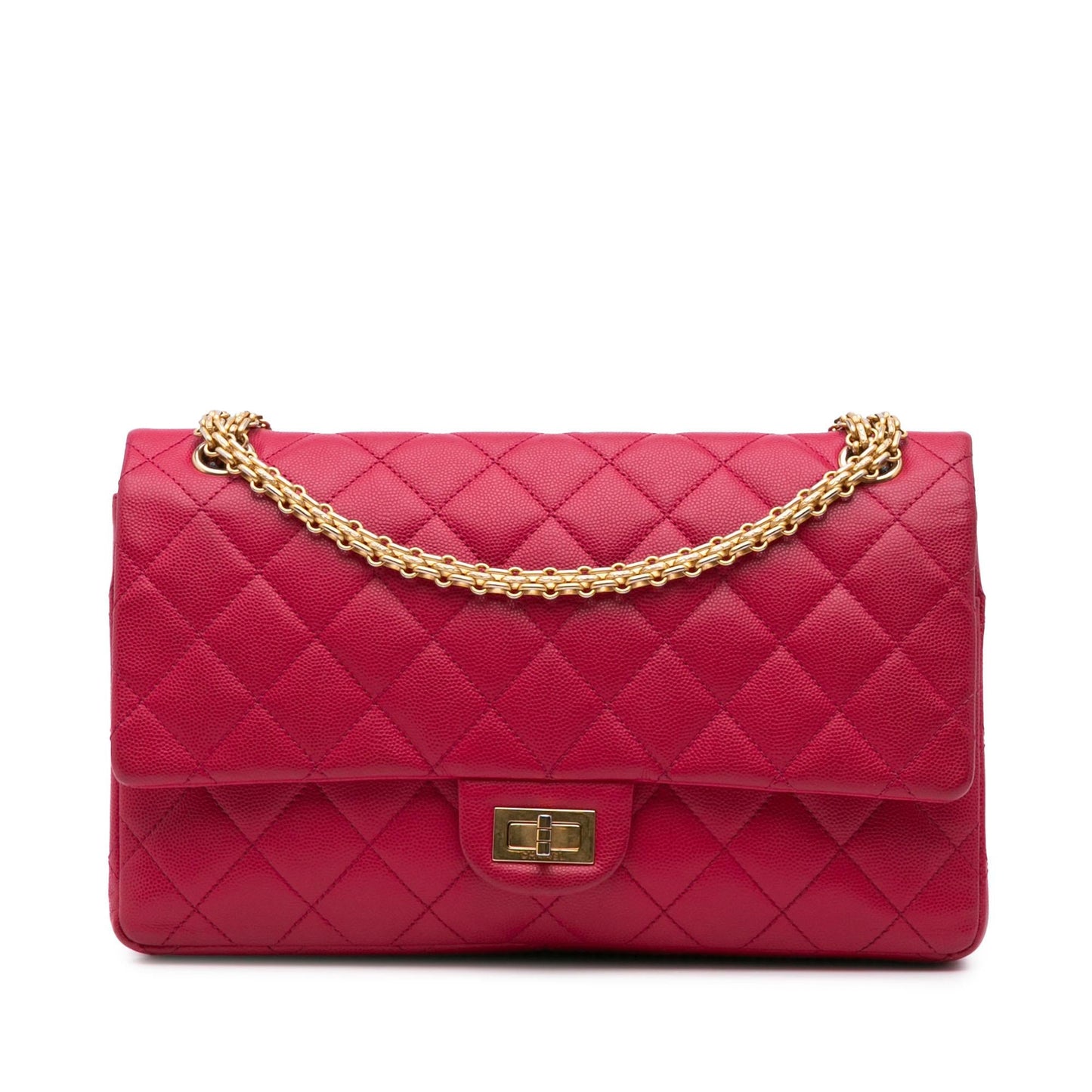 Chanel Reissue 2.55 Quilted Caviar Double Flap 226