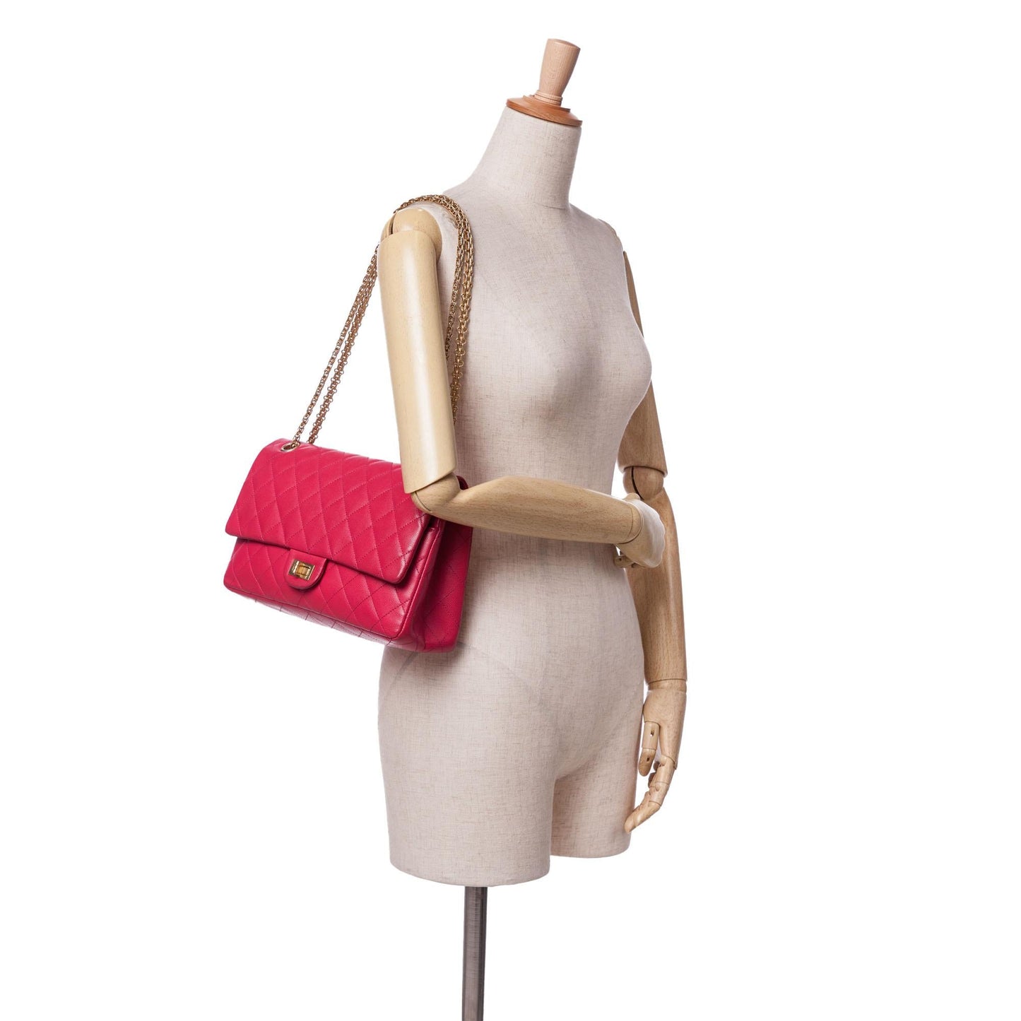 Chanel Reissue 2.55 Quilted Caviar Double Flap 226