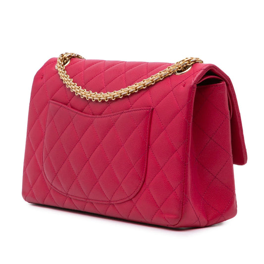 Chanel Reissue 2.55 Quilted Caviar Double Flap 226