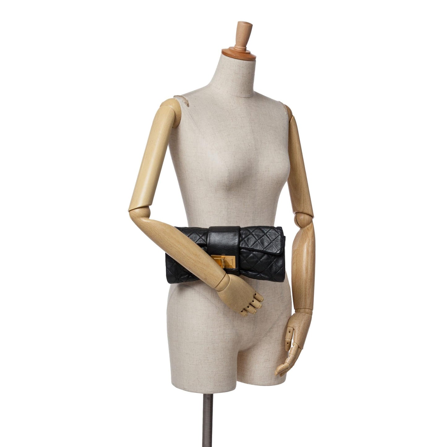 Chanel Reissue 2.55 Quilted Sheepskin Mademoiselle Flap Clutch