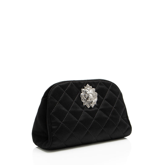 Chanel Satin Leo Lion Clutch