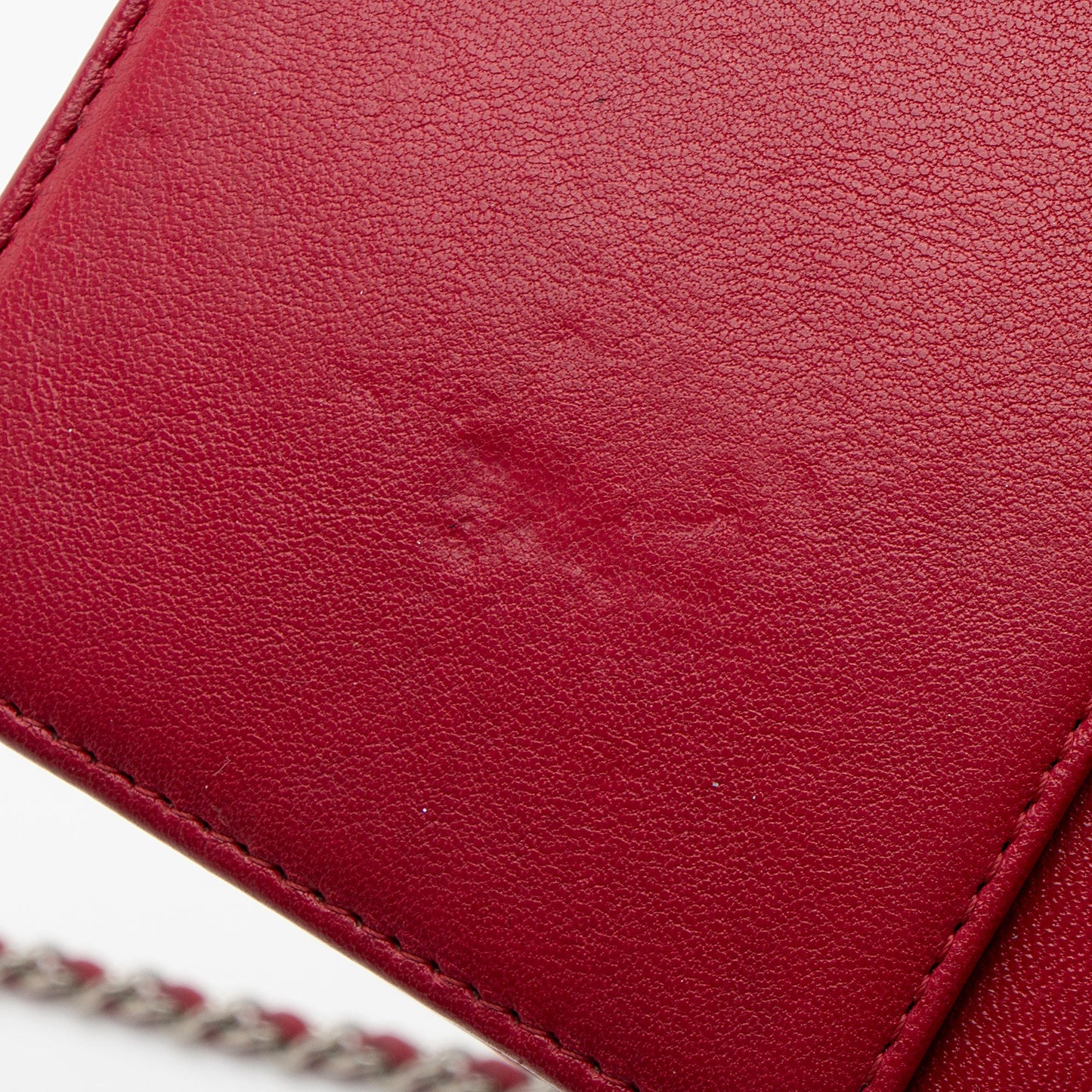 Chanel Sheepskin Mademoiselle Vintage Wallet on Chain