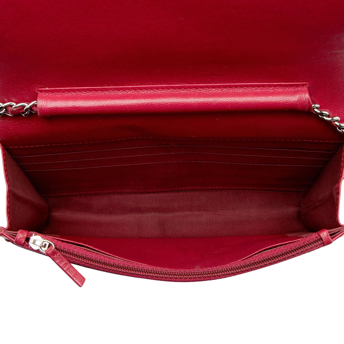 Chanel Sheepskin Mademoiselle Vintage Wallet on Chain