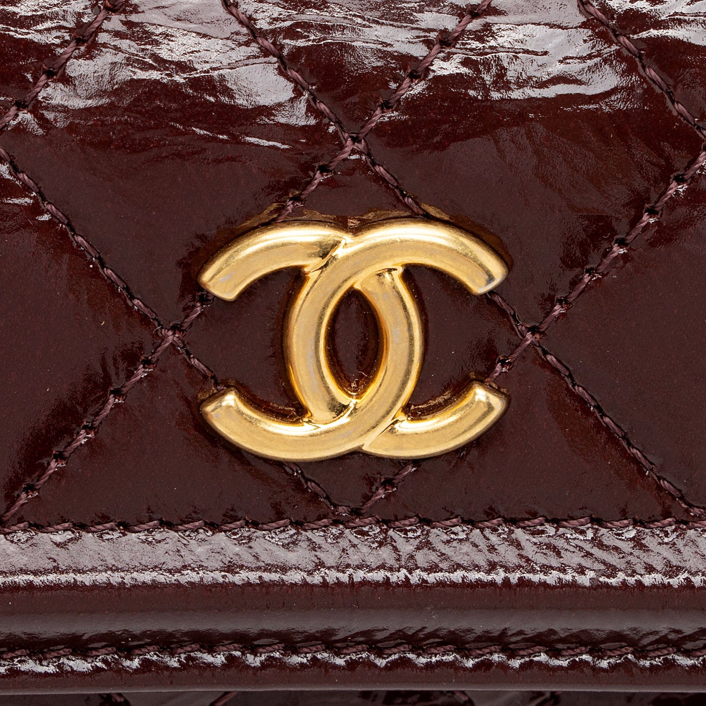 Chanel Shiny Aged Calfskin Flap Belt Bag (SHF-lqkDBp)