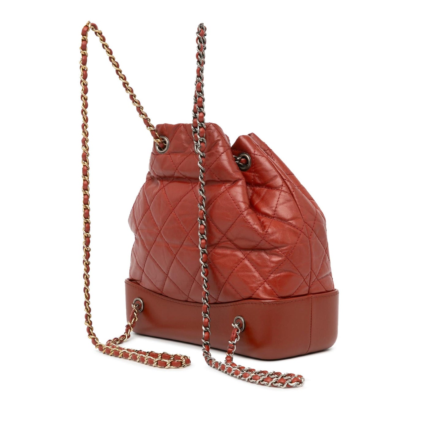 Chanel Small Aged Calfskin Gabrielle Backpack (SHG-8ZCvnd)