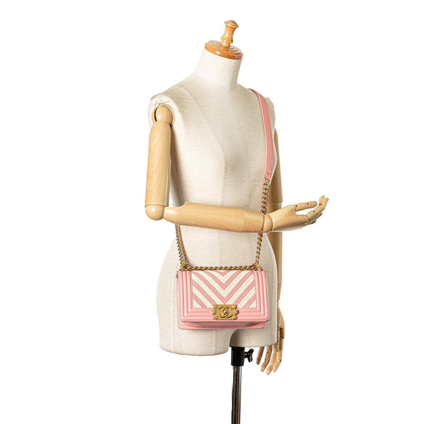 Chanel Small Braided Chevron Boy Flap
