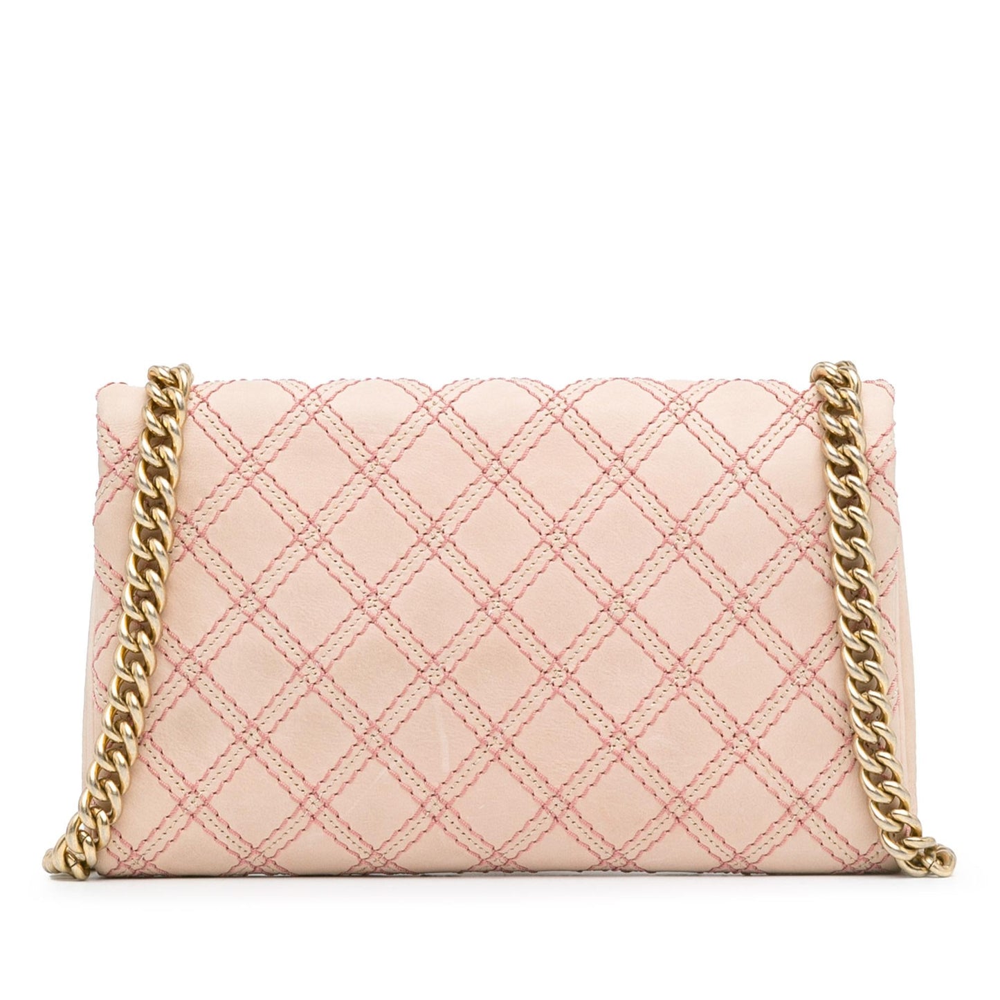 Chanel Small Calfskin Triple Stitched Flap (SHG-MqcPxP)