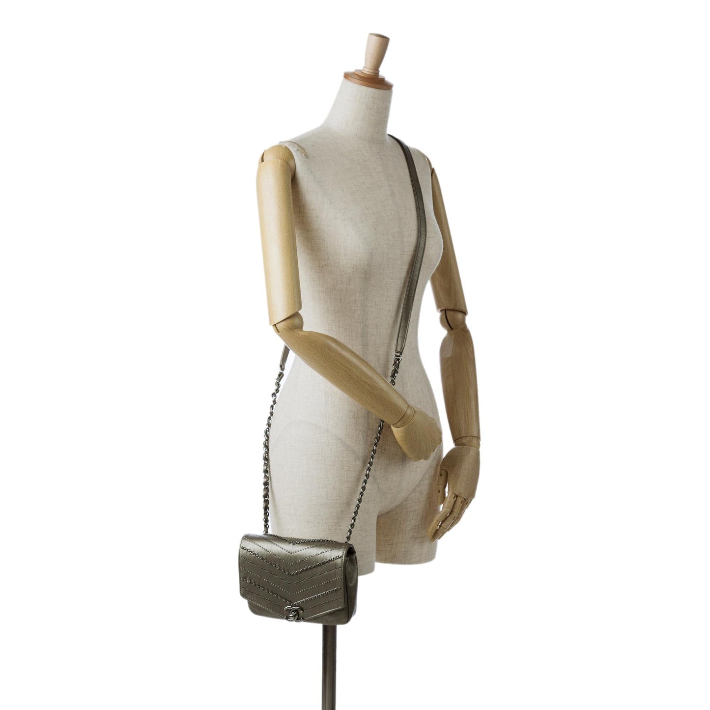 Chanel Small Chevron Data Center Envelope Flap Bag