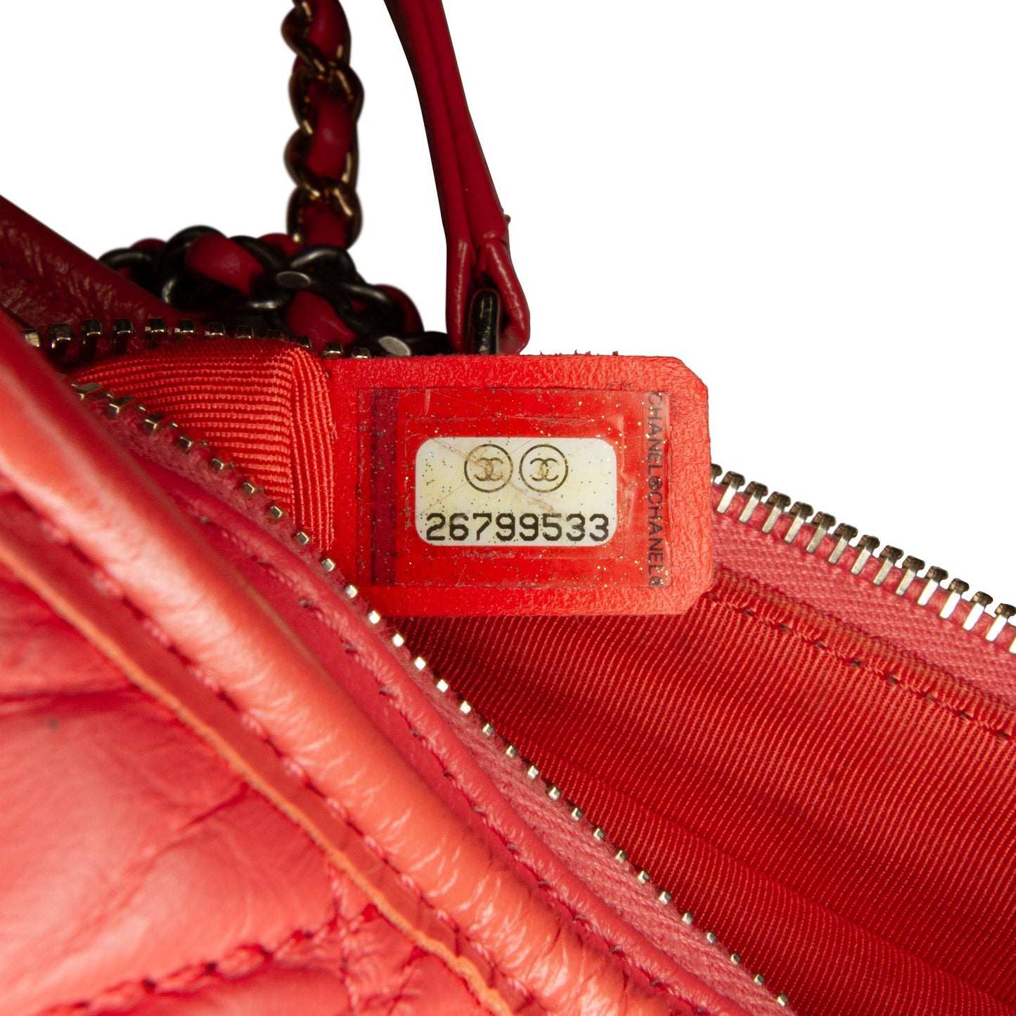 Chanel Small Chevron Lambskin Gabrielle Crossbody