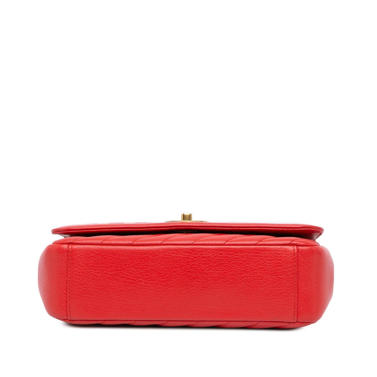 Chanel Small Diagonal Quilted Goatskin Flap