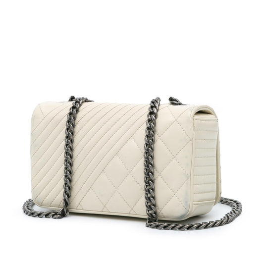 Chanel Small Glazed Calfskin Coco Boy Flap