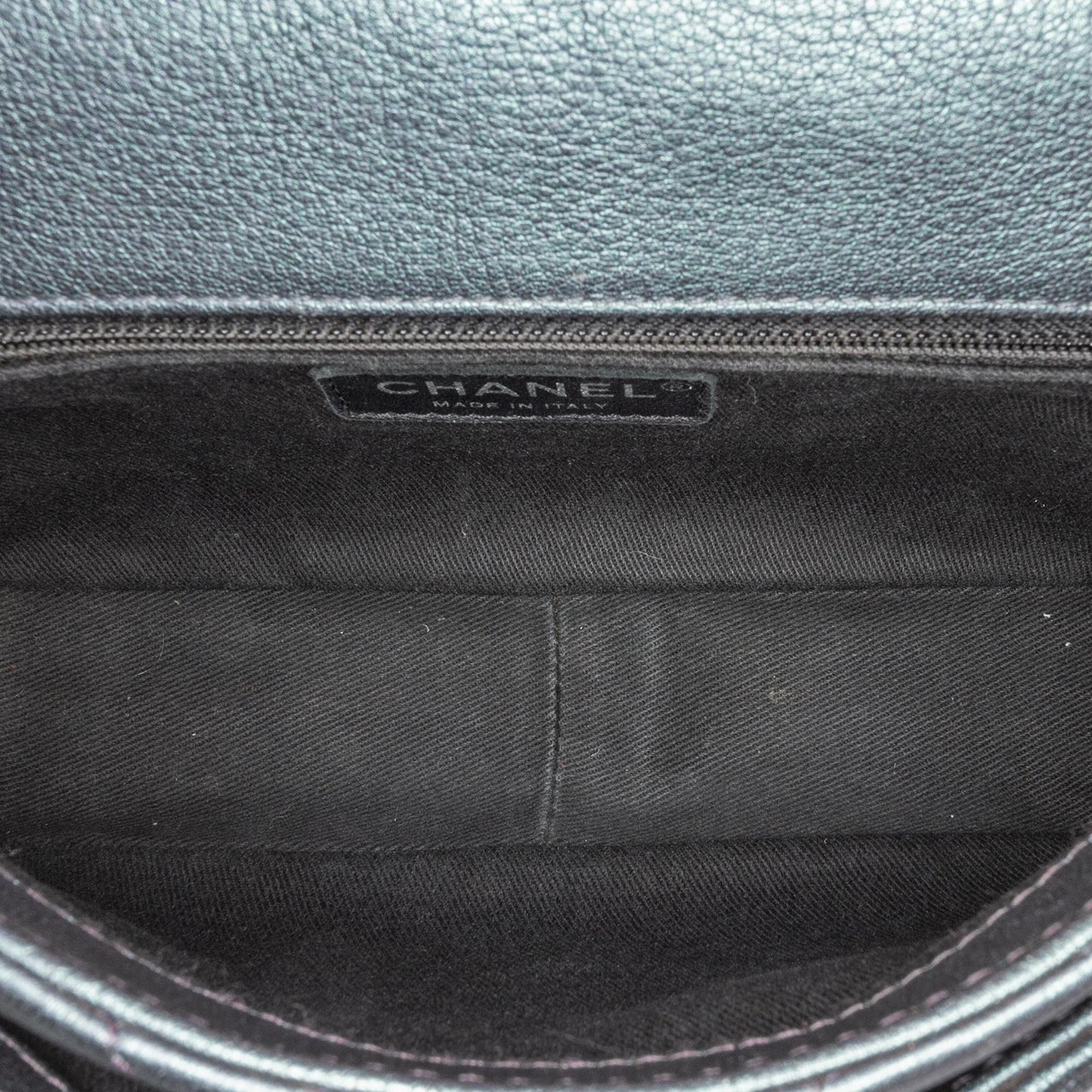 Chanel Small Iridescent Goatskin Double Carry Waist Chain Flap