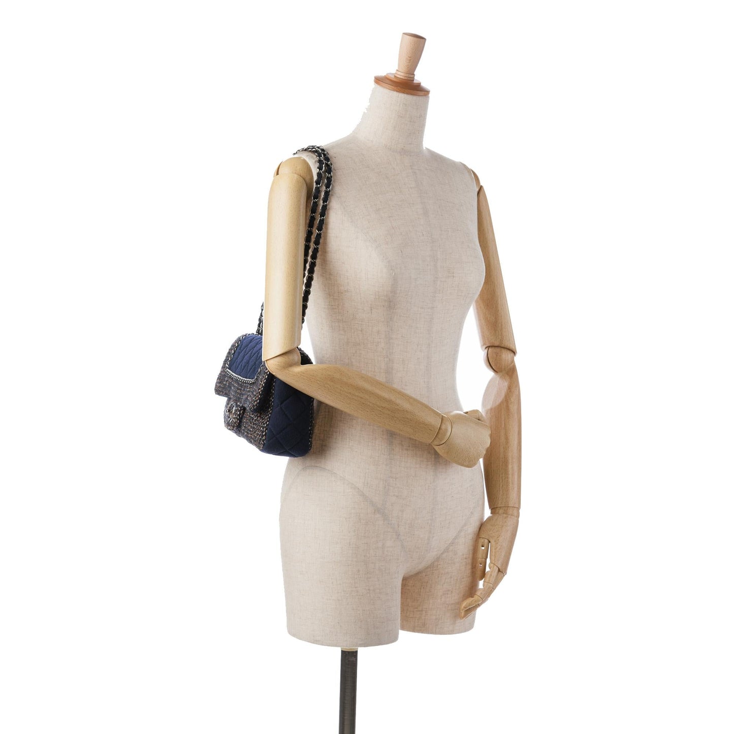 Chanel Small Jersey Tweed Flap