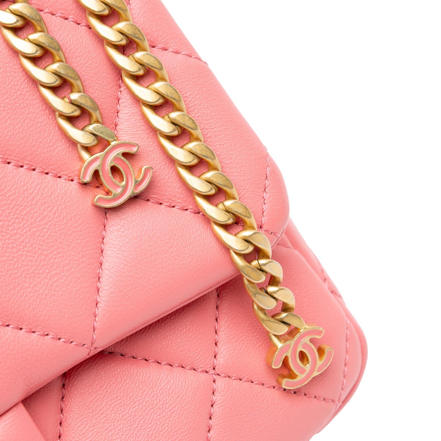 Chanel Small Lambskin Pending CC Flap