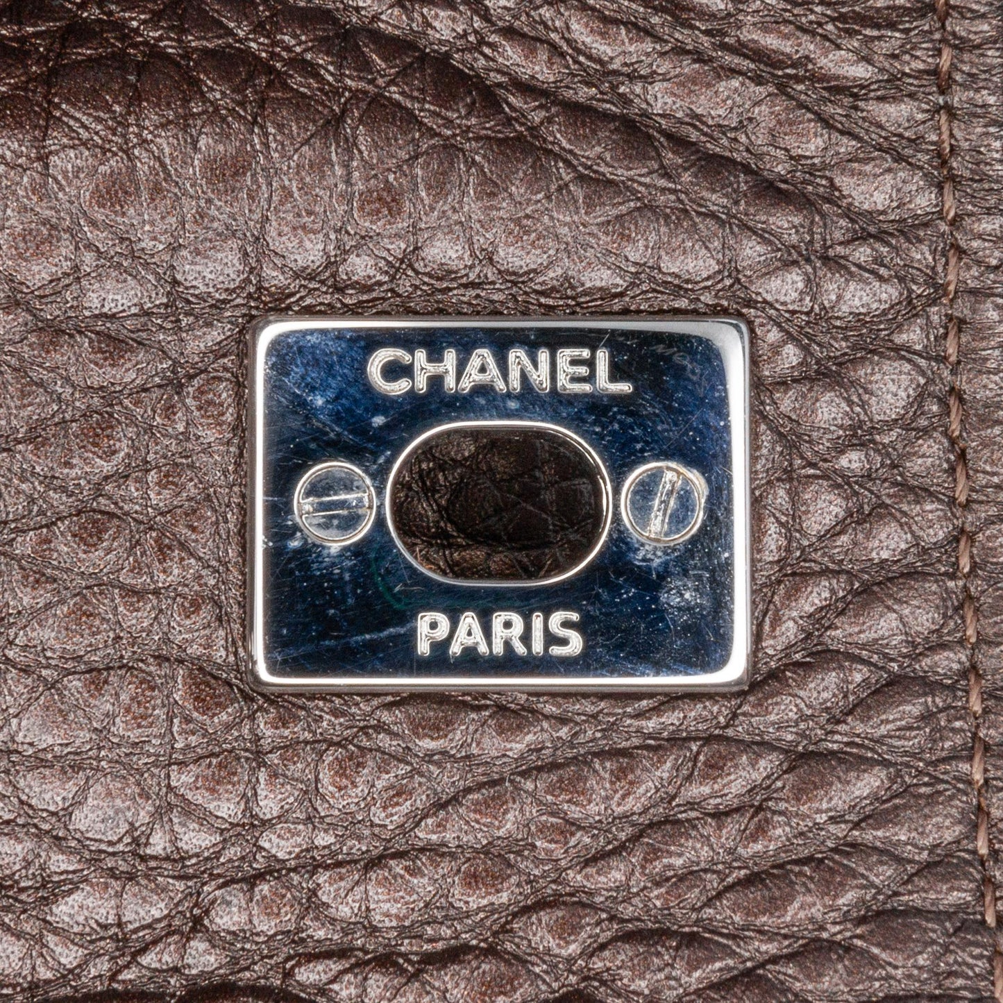 Chanel Small Metallic Calfskin Executive Cerf Tote