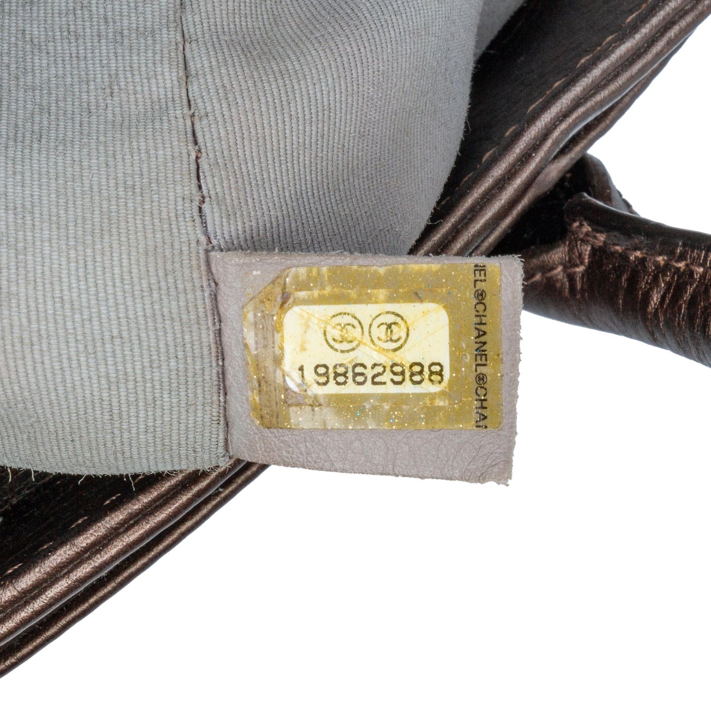Chanel Small Metallic Calfskin Executive Cerf Tote
