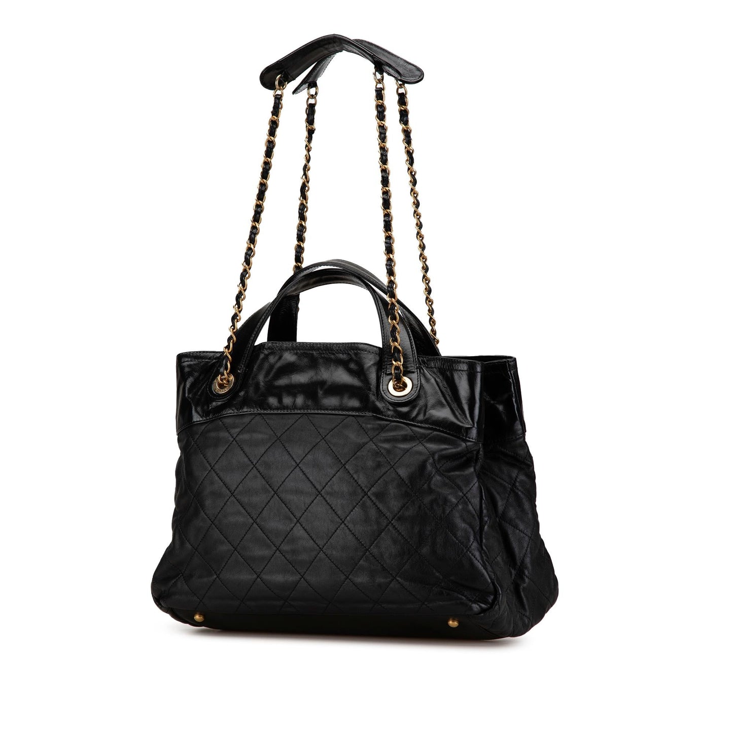 Chanel Small Quilted Calfskin In The Mix Satchel (SHG-Mf2tgw)