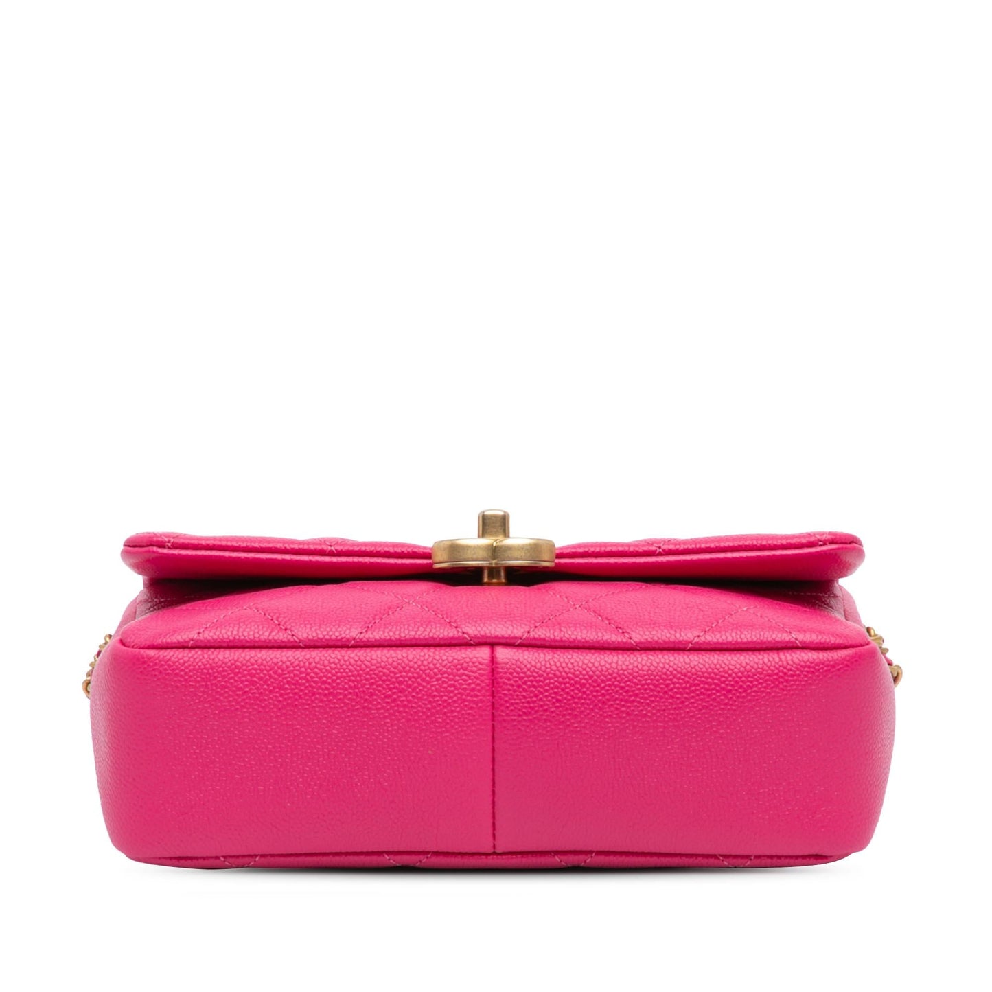 Chanel Small Quilted Caviar Chain Melody Flap
