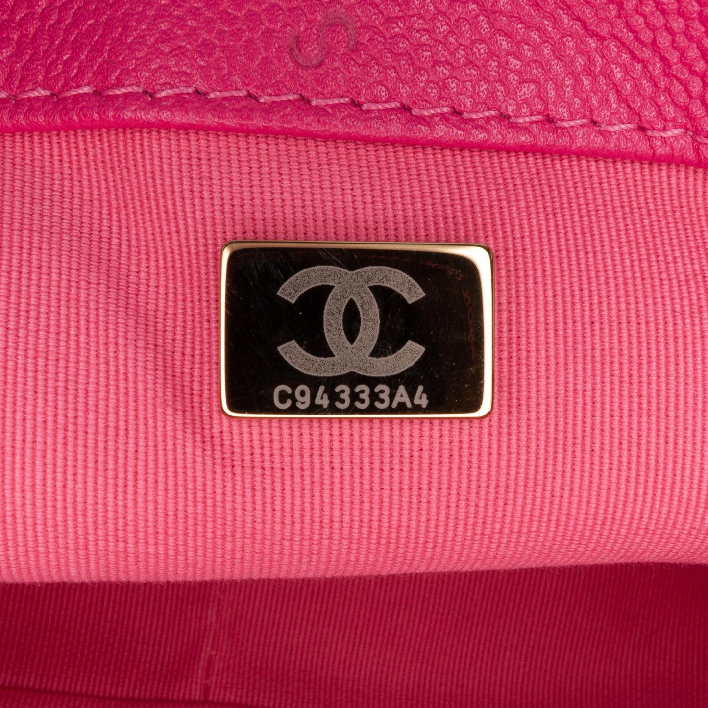 Chanel Small Quilted Caviar Chain Melody Flap