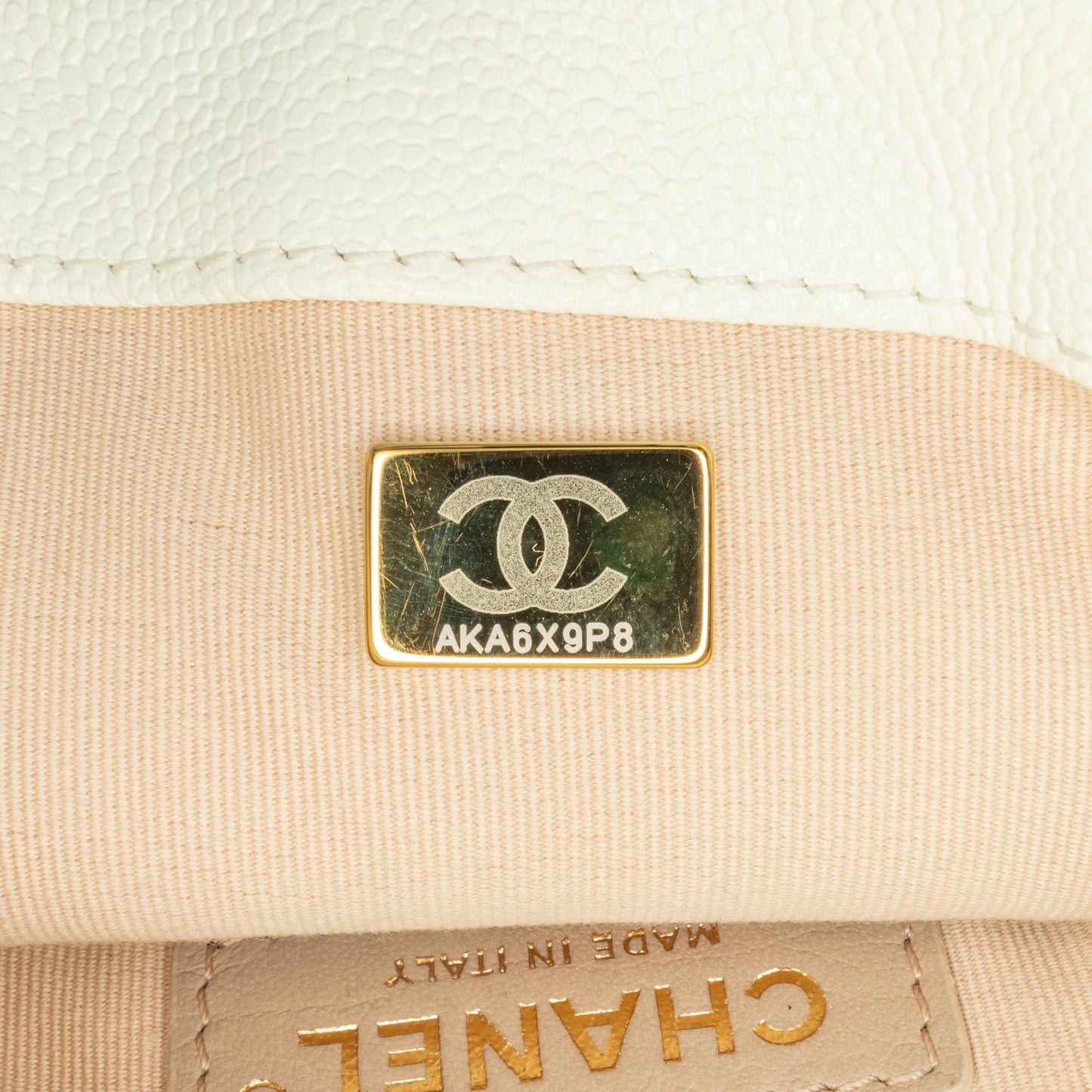 Chanel Small Quilted Caviar Chain Melody Flap