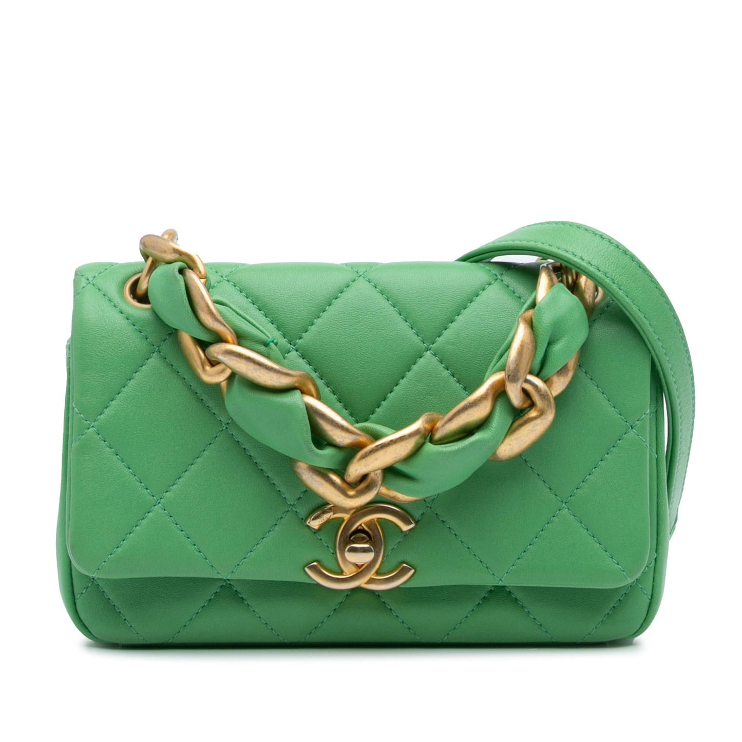 Chanel Small Quilted Lambskin Chain Is More Flap