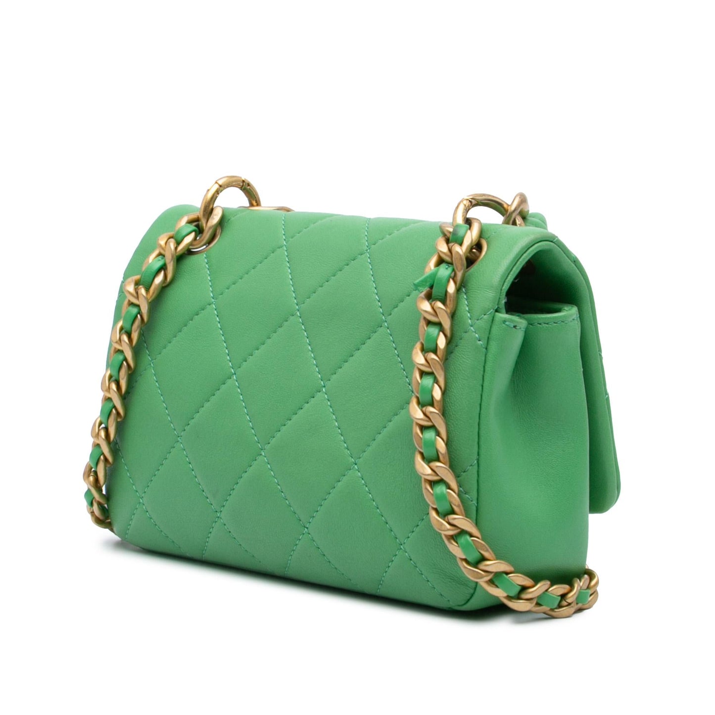 Chanel Small Quilted Lambskin Chain Is More Flap