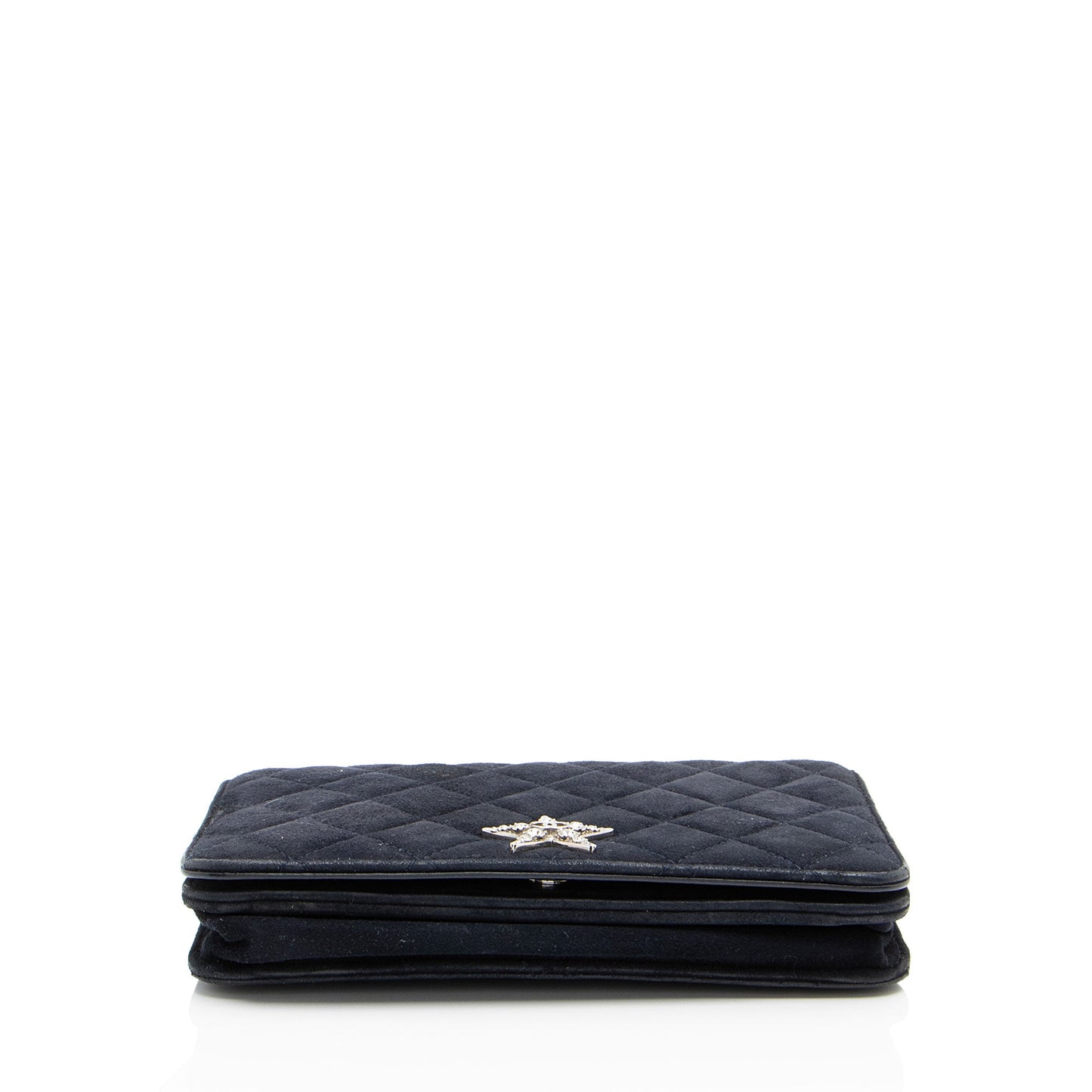 Chanel Suede Cocostellar Wallet on Chain