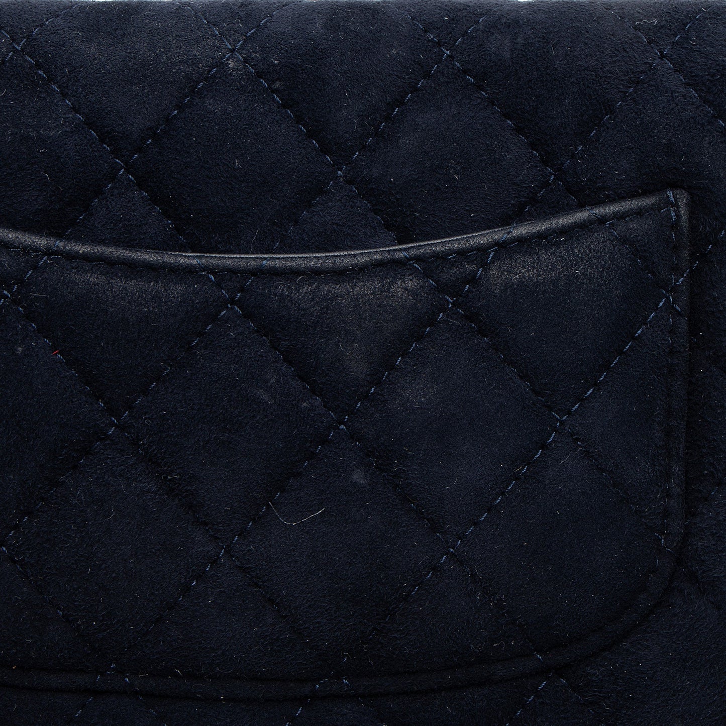Chanel Suede Cocostellar Wallet on Chain