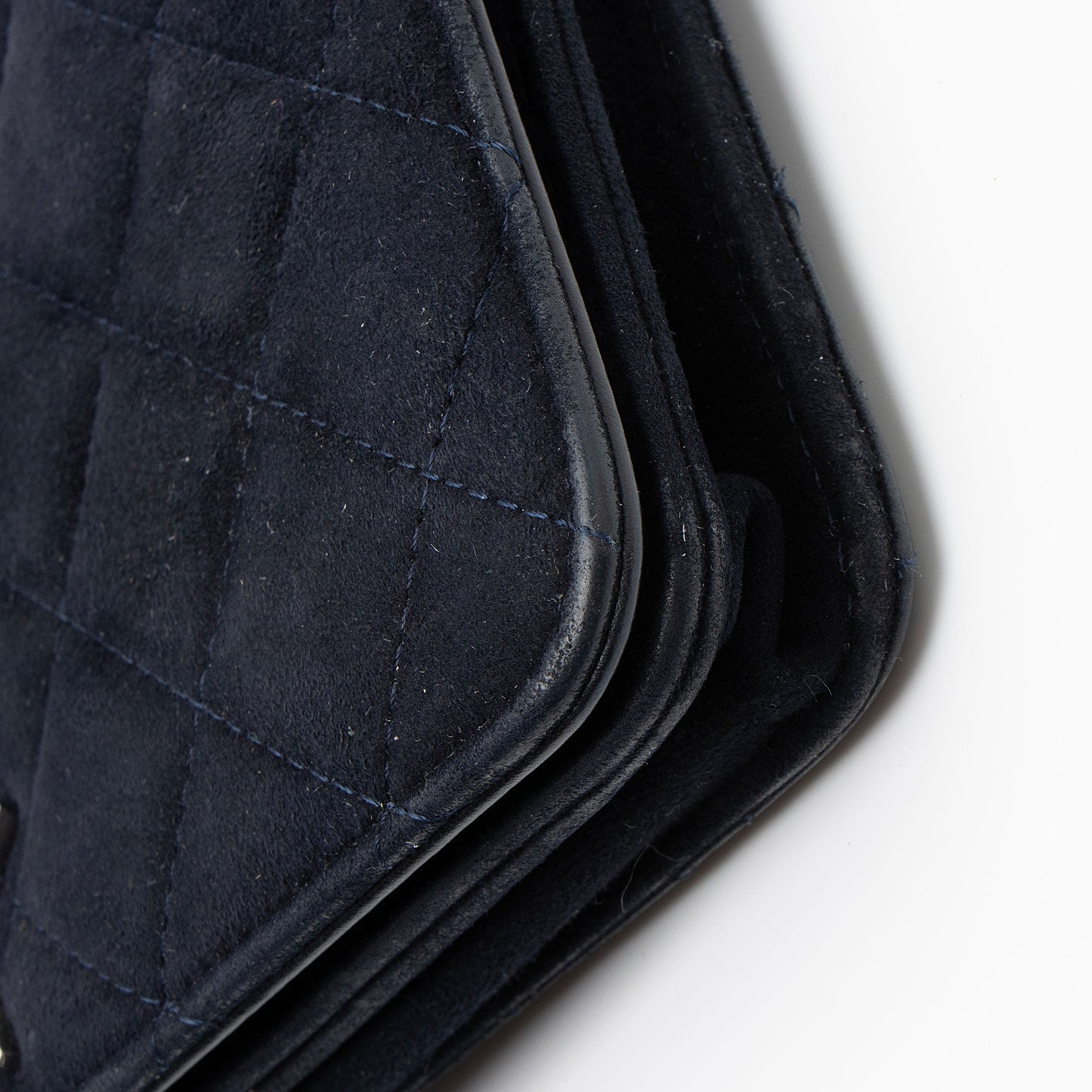 Chanel Suede Cocostellar Wallet on Chain