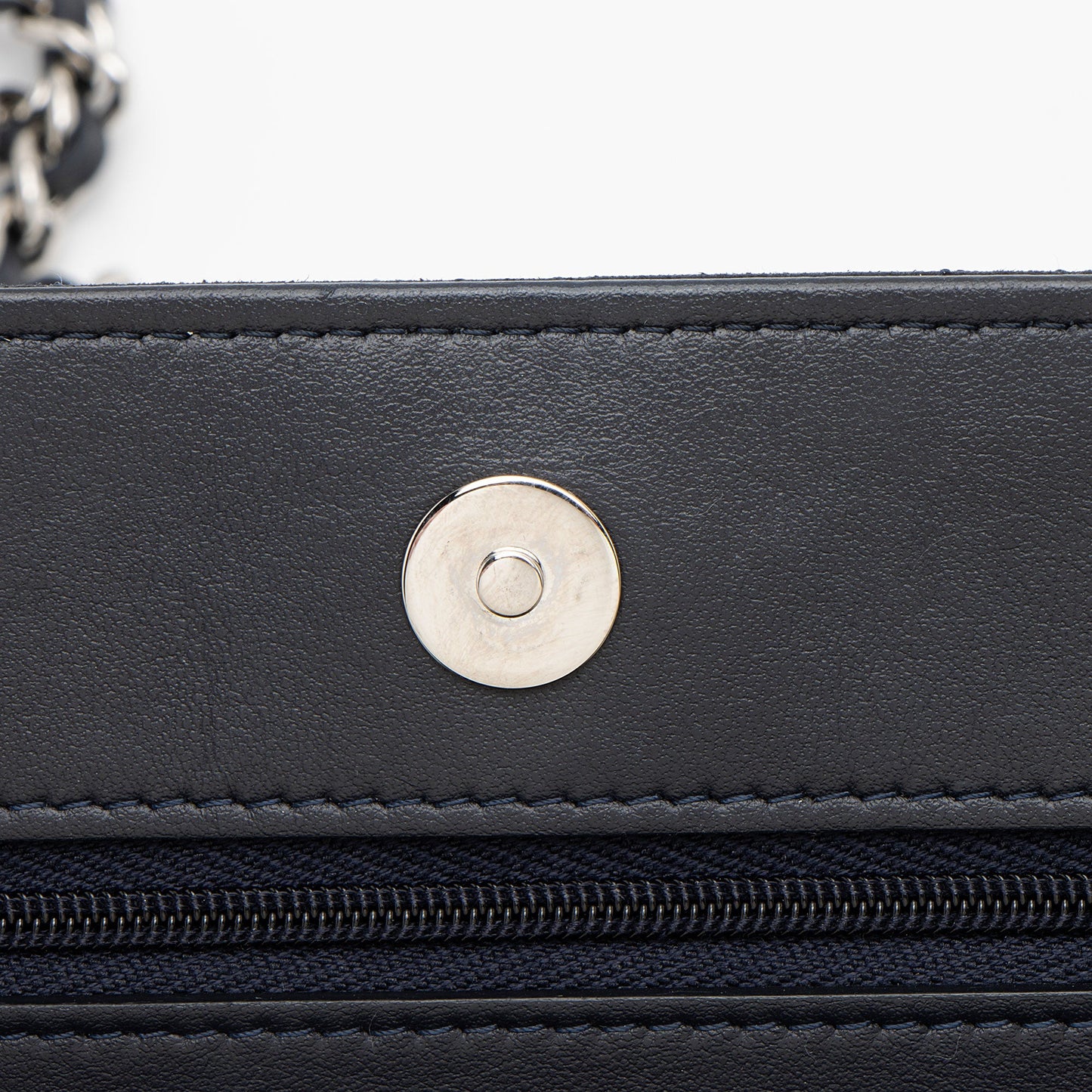 Chanel Suede Cocostellar Wallet on Chain