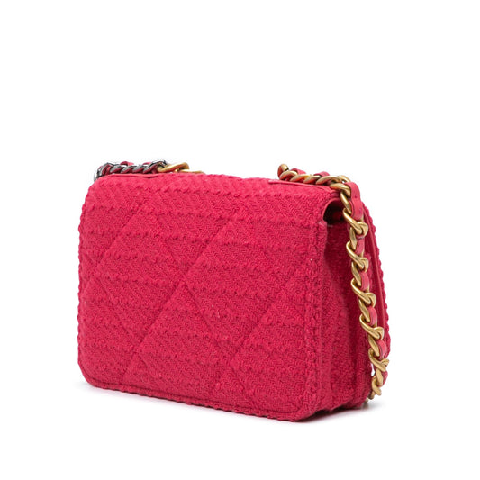 Chanel Tweed 19 Wallet On Chain