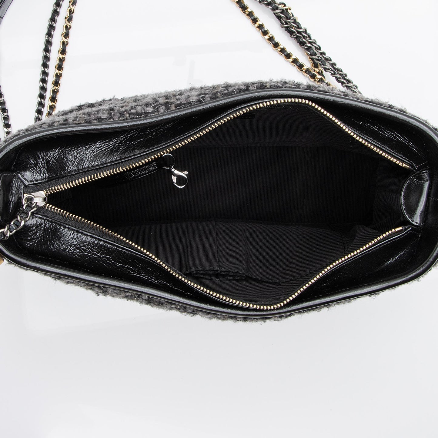 Chanel Tweed Calfskin Gabrielle Medium Hobo