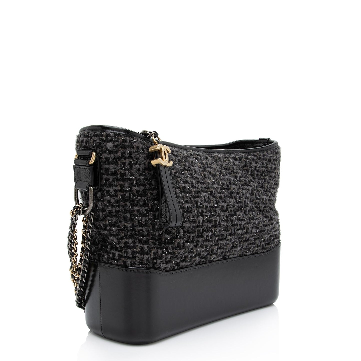 Chanel Tweed Calfskin Gabrielle Medium Hobo