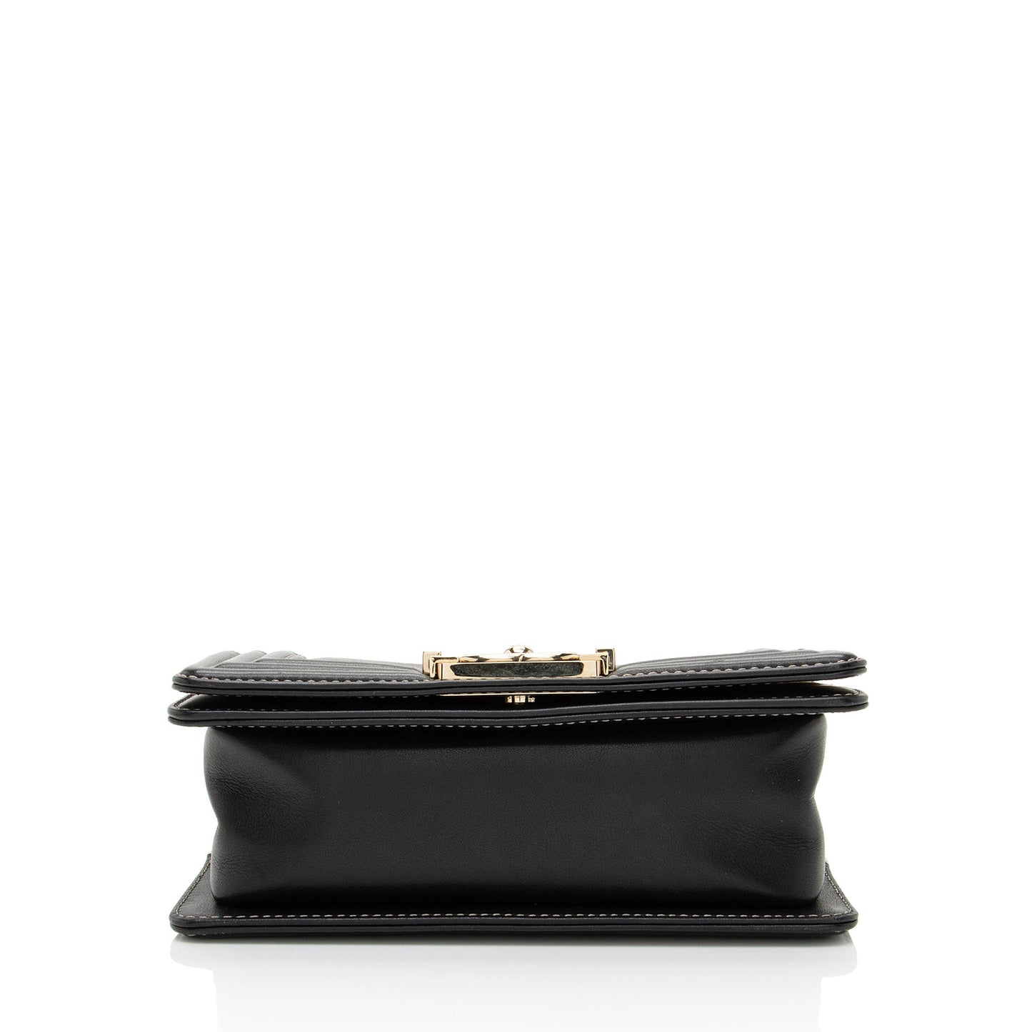 Chanel Two Tone Calfskin Goatskin Small Boy Bag