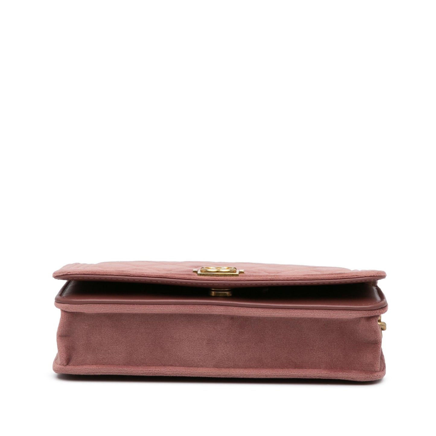 Chanel Velvet Boy Wallet On Chain