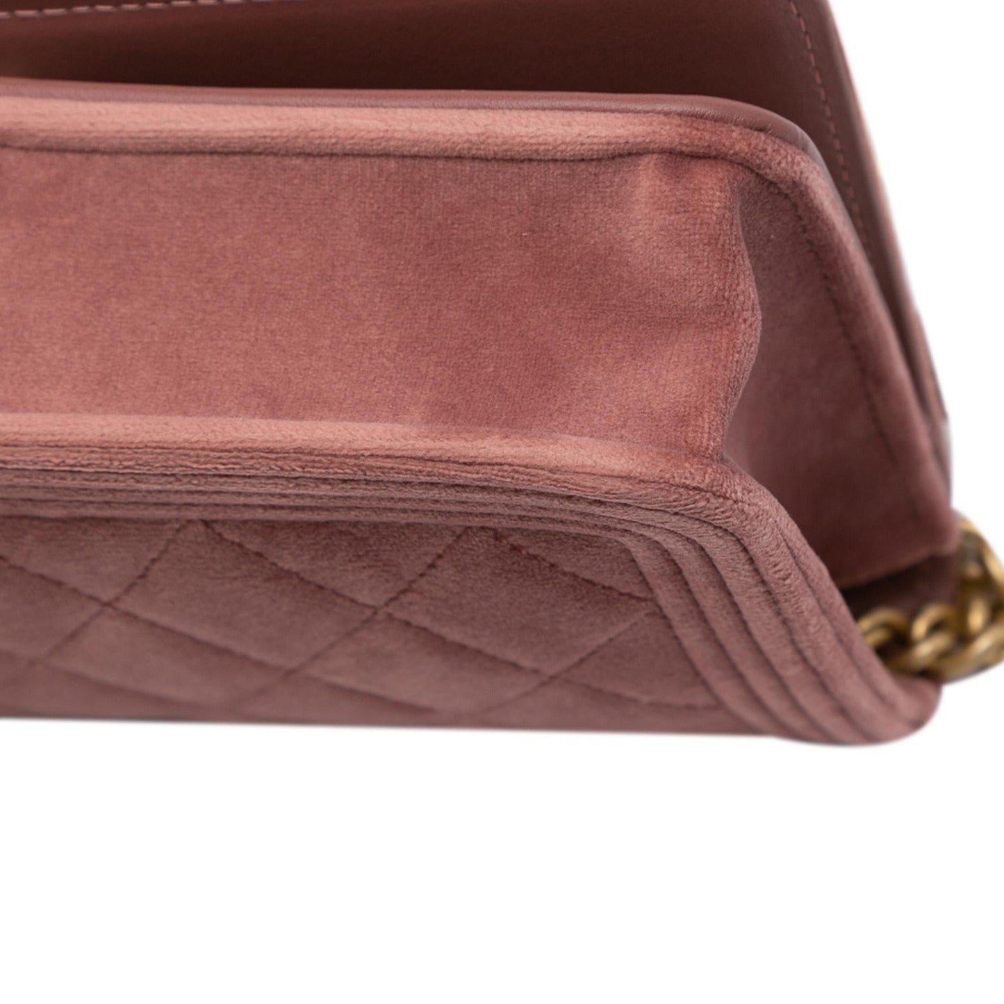 Chanel Velvet Boy Wallet On Chain