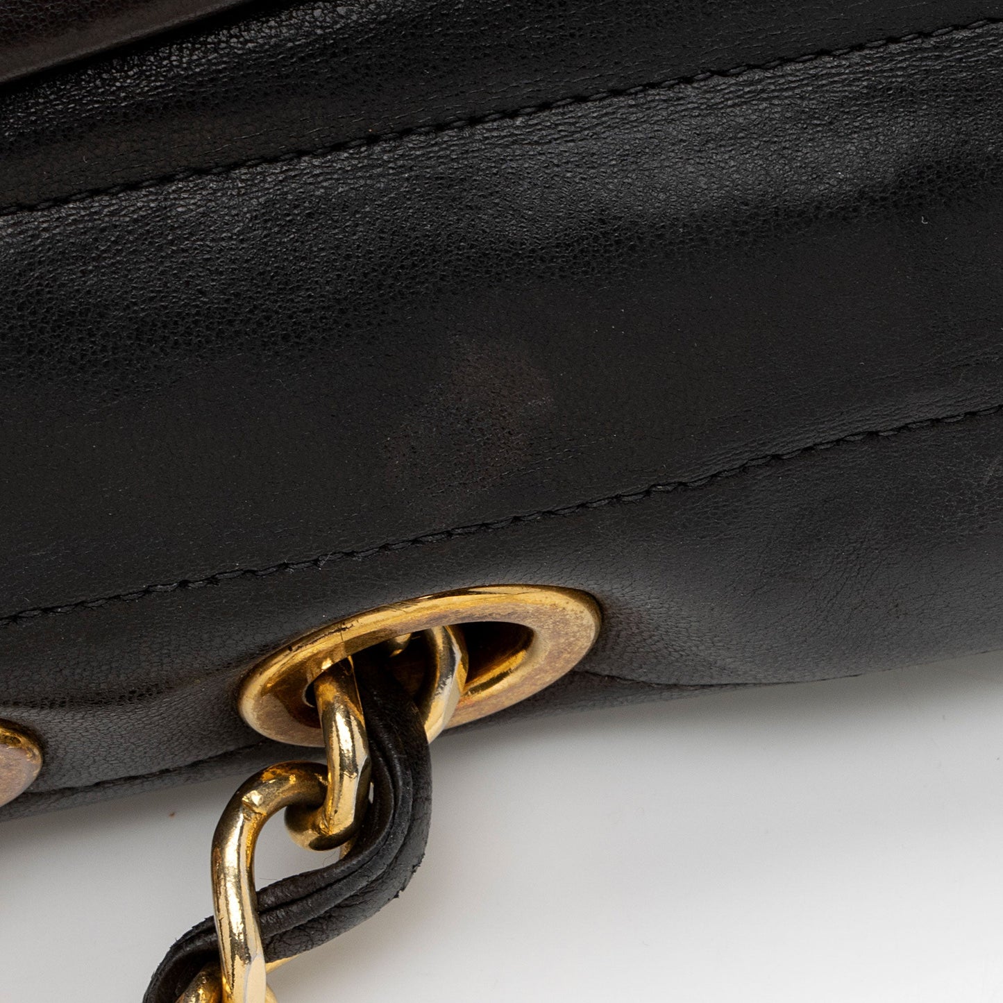 Chanel Vintage Horizontal Quilted Lambskin XL Jumbo Single Flap Bag