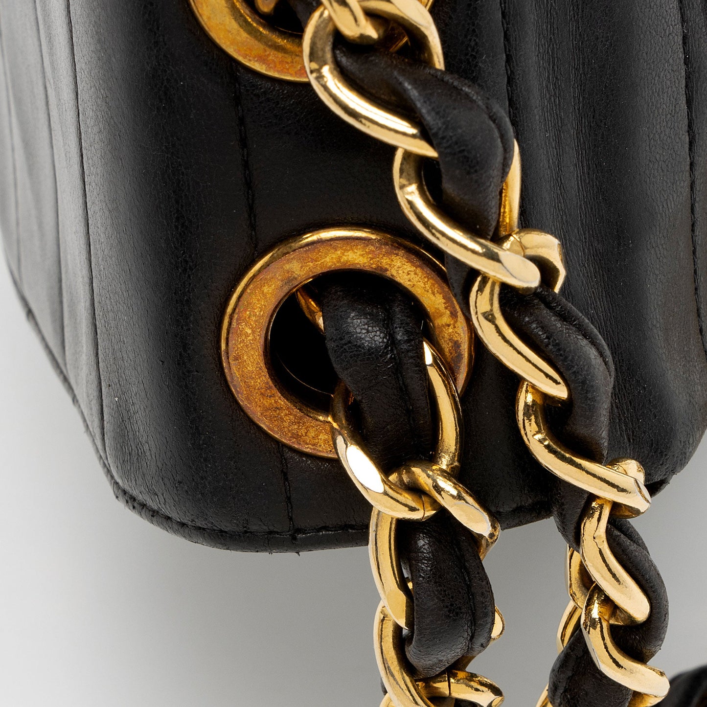Chanel Vintage Horizontal Quilted Lambskin XL Jumbo Single Flap Bag