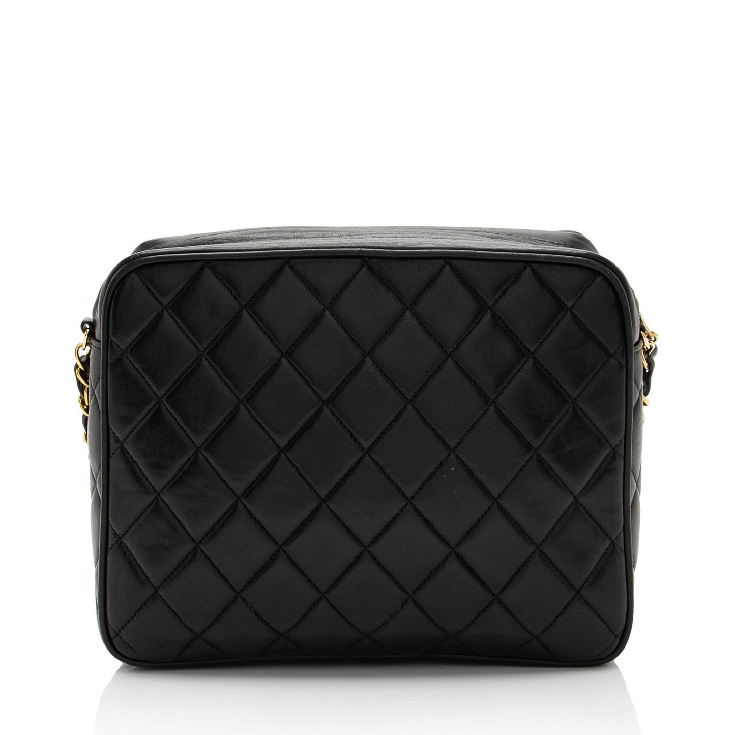 Chanel Vintage Lambskin Tassel Flap Camera Bag