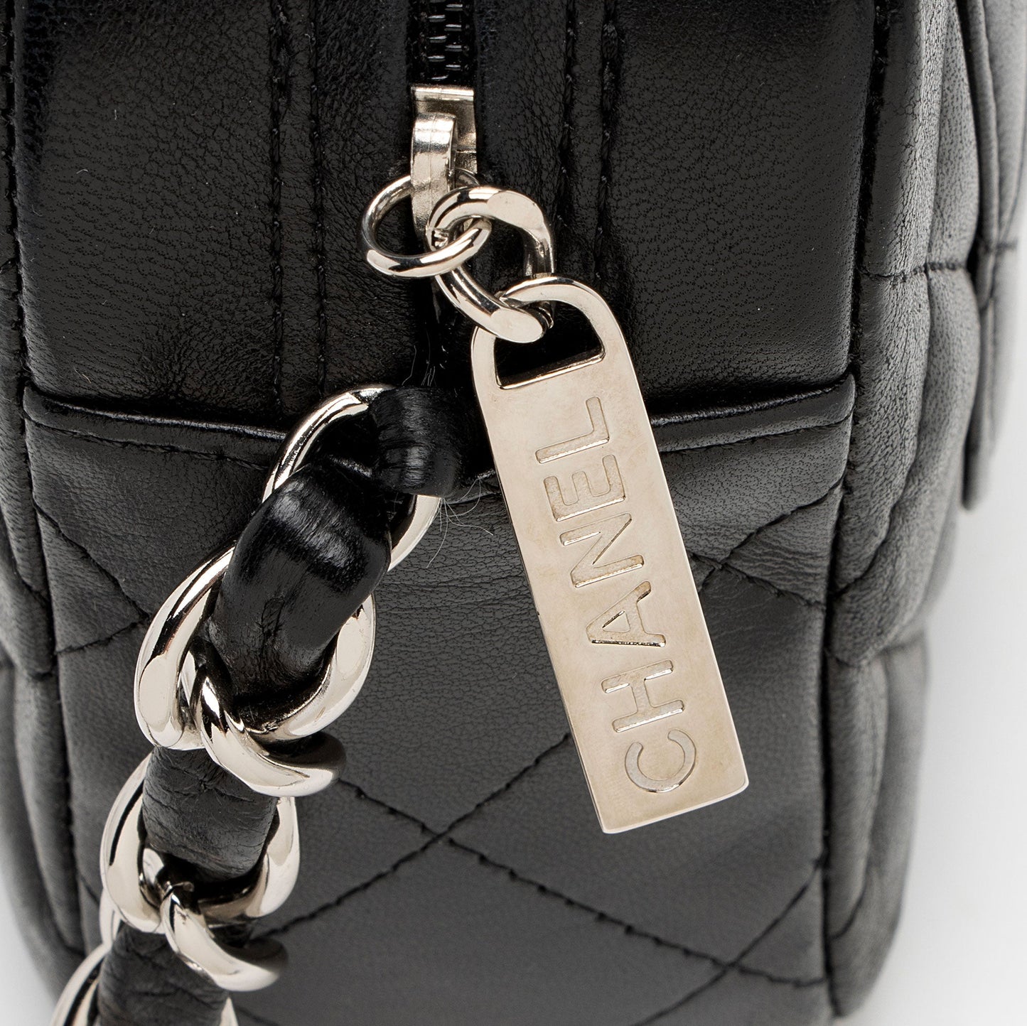 Chanel Vintage Lambskin Front Pocket Camera Bag