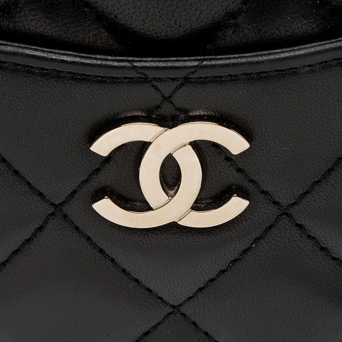 Chanel Vintage Lambskin Front Pocket Camera Bag