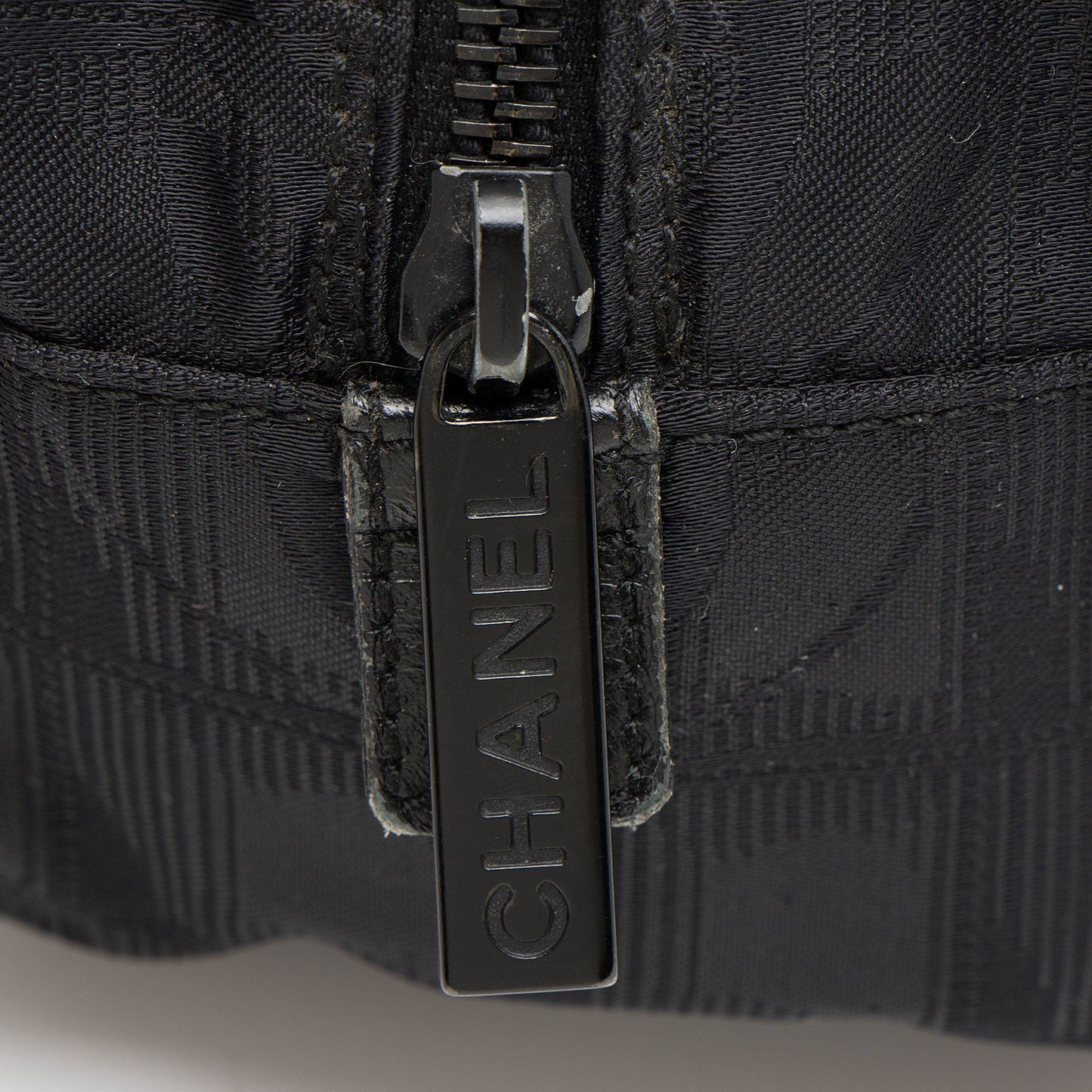 Chanel Vintage Nylon Travel Ligne Satchel