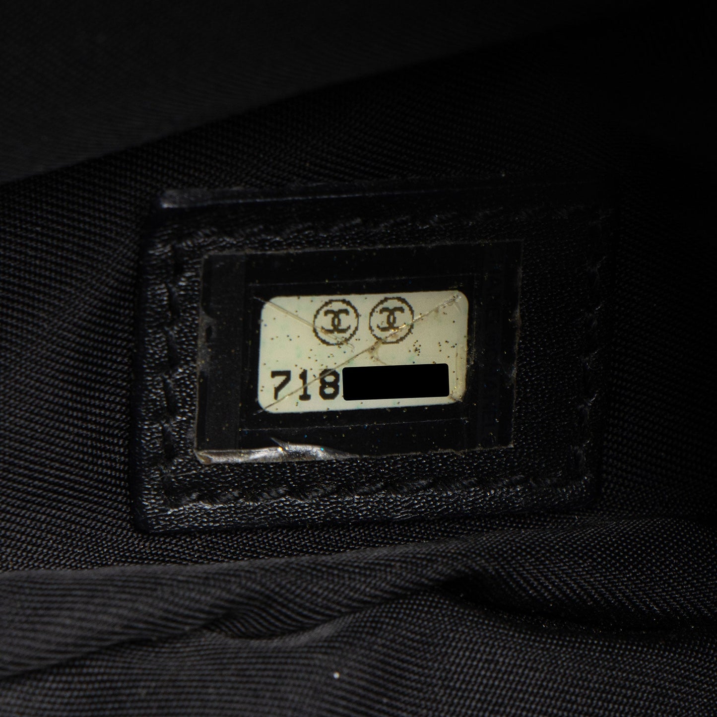 Chanel Vintage Nylon Travel Ligne Satchel